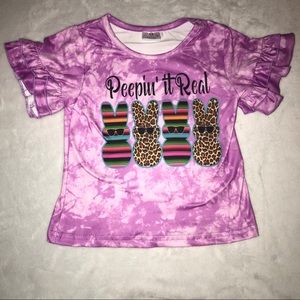 12/18m purple & white tie dye shirt